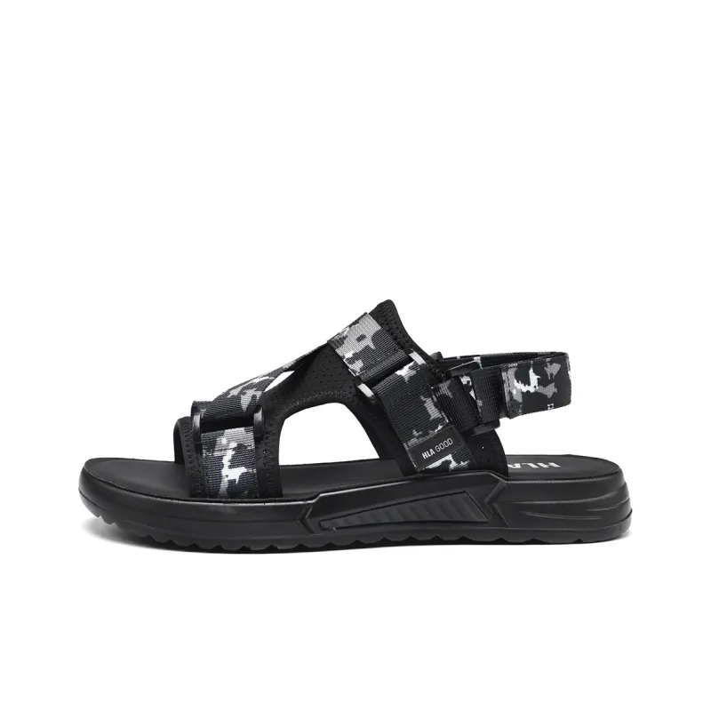 HLA Beach Sandals Men Army Green, Black Blue-6