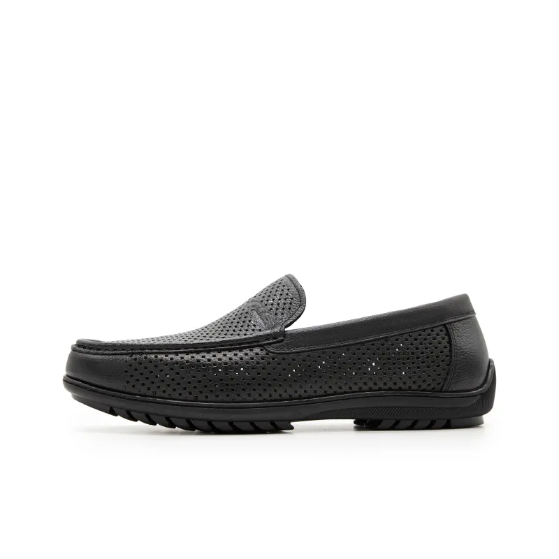 Satchi Casual Shoes Loafers Slip on Men's Black-0