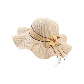MEETSUNNY Straw Woven Sun Protection Hats Women's