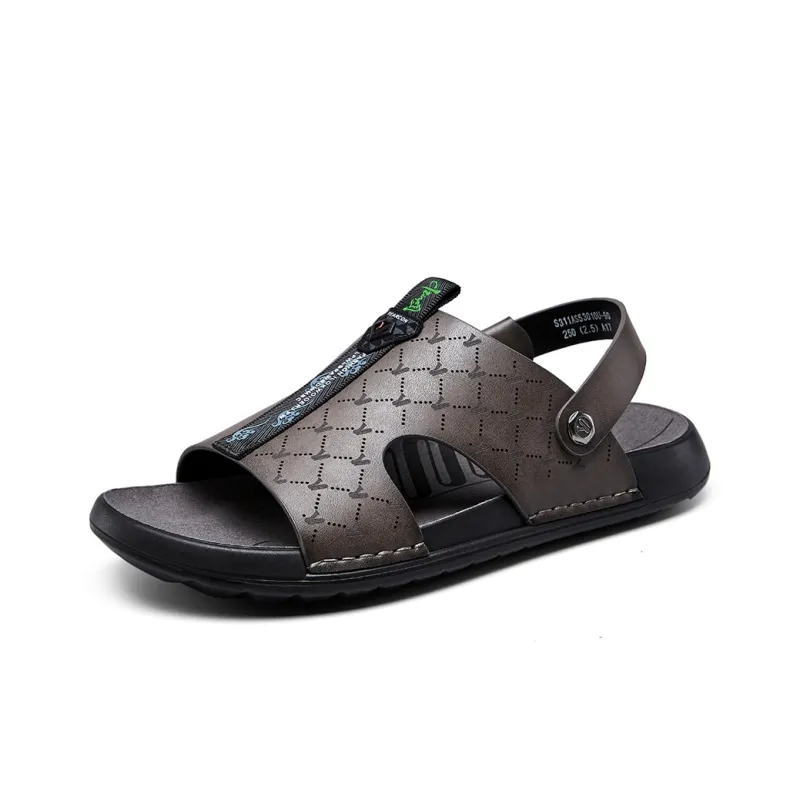YEARCON Men's Shoes 2024 New Arrival Men's Sandal Outerwear Slippers Dual Purpose Casual Beach Sandals For Men-5