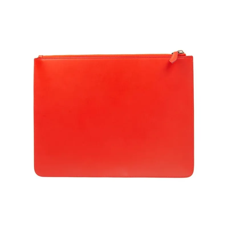 GIVENCHY Cow Leather Clutch Women's Red-3