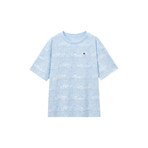 EICHITOO T-Shirts Women's Light Blue Pattern 85