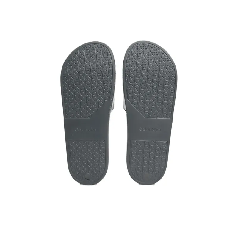 CALVIN KLEIN Slide Slippers Men's Gray-5