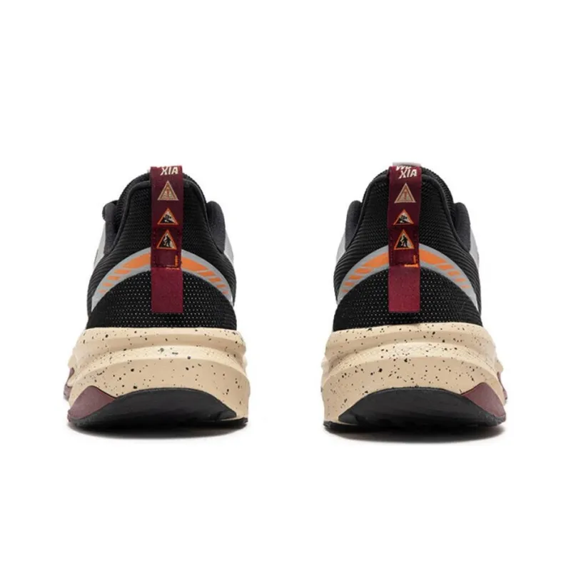 361° Ride The Mountain Anti Slip Wear Resistant Low Top Casual Running Shoes Men's Gray Black-3