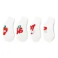 White No-Show Socks-4 Pack