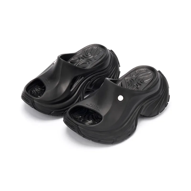 SMILEY Starfish Collection Slide Slippers Women's Star Black-3