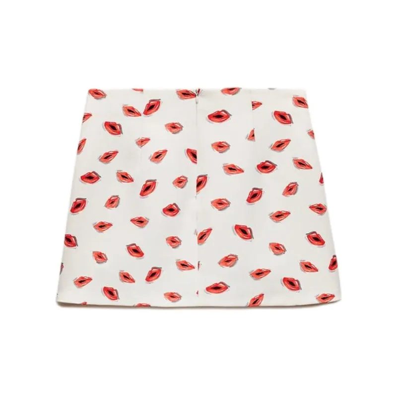 ZARA Casual Short Skirts Women's White-1