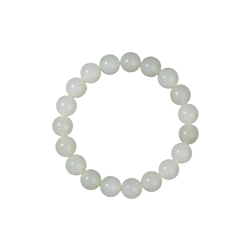 Jing Ruyu Hetian Jade Bracelets Women's Pale Greenish White Jade-2