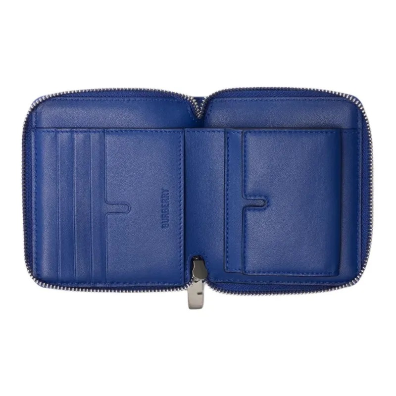 Burberry Polyester Wallet Medium Size Women's Knight Blue-1