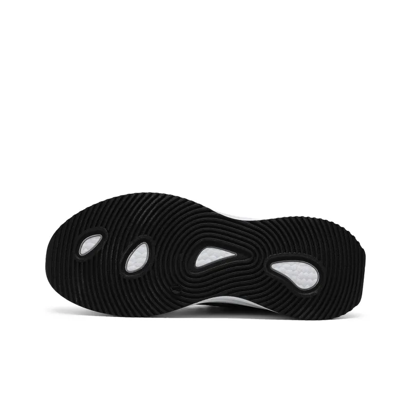 Binary Low Top Running Shoes Men's Black Orange-6