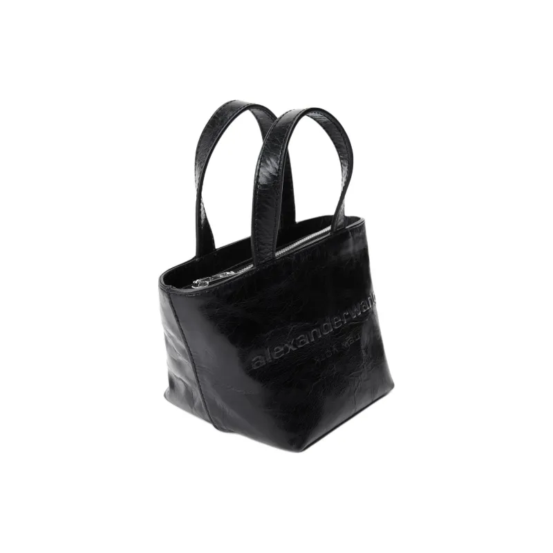 Alexander Wang Mini Punch Logo embossed Leather Tote Bag-2