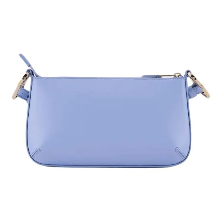 AMANI Cow Leather Handbag Shoulder Bag Women's Blue Purple-2