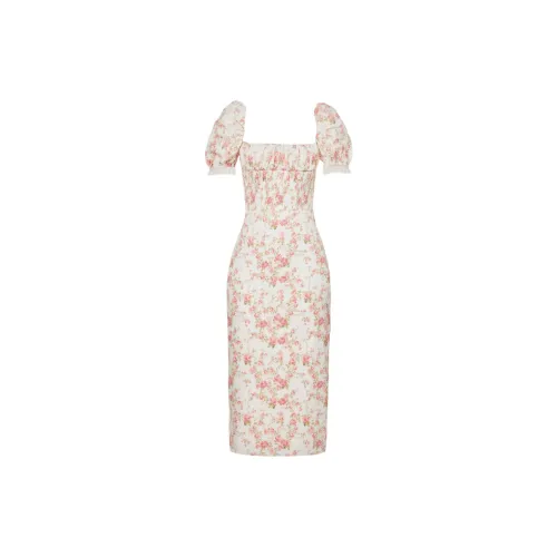 HOUSE OF CB Short-Sleeved Dresses Women's ROSE PRINT