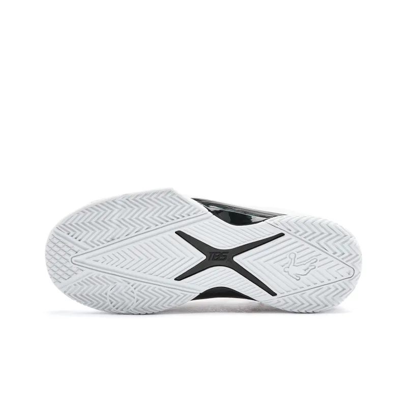 QIAODAN Basketball Shoes Men Low Top Jordan White Black-4