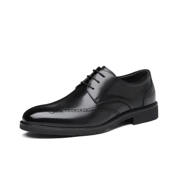 AOKANG Dress Shoes Men Low Top None