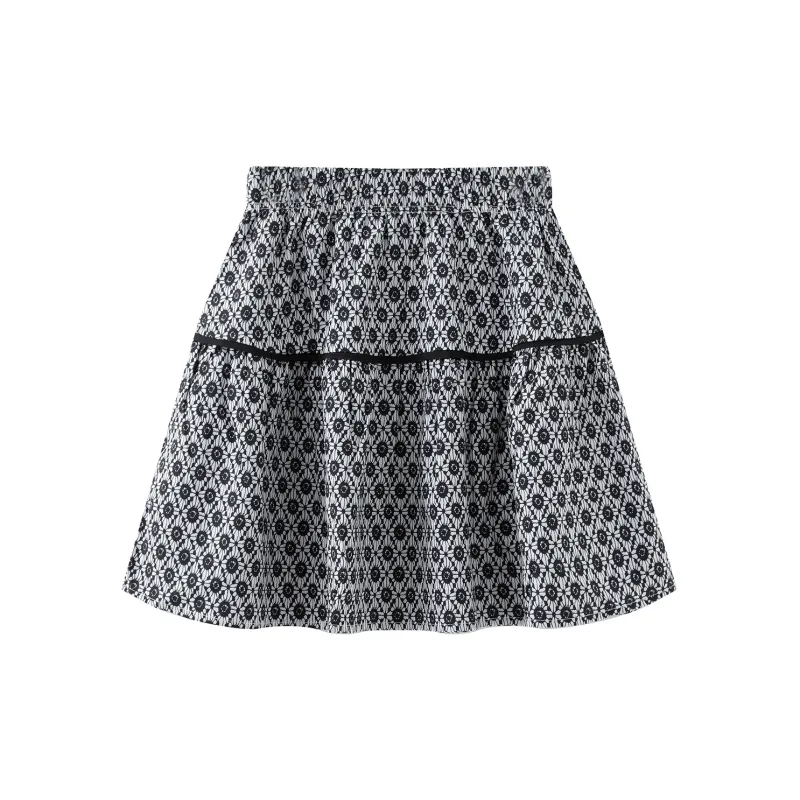 Jonah Anda Casual Short Skirts Women's Black-1