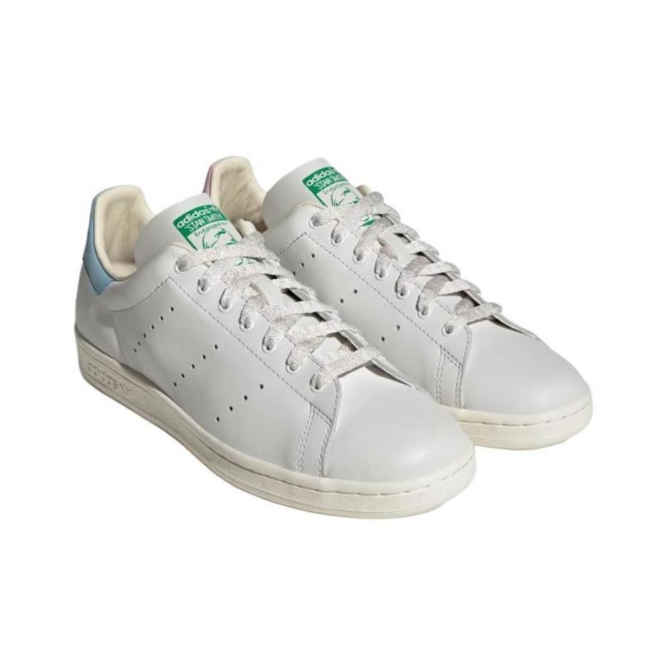 Adidas Originals Stan Smith 80s White Blue Pink Mismatched