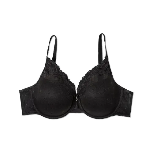 Victoria's Secret CURVY COUTURE Sheer Whisper Plunge T-Shirt Bra / B Bra Women's Black
