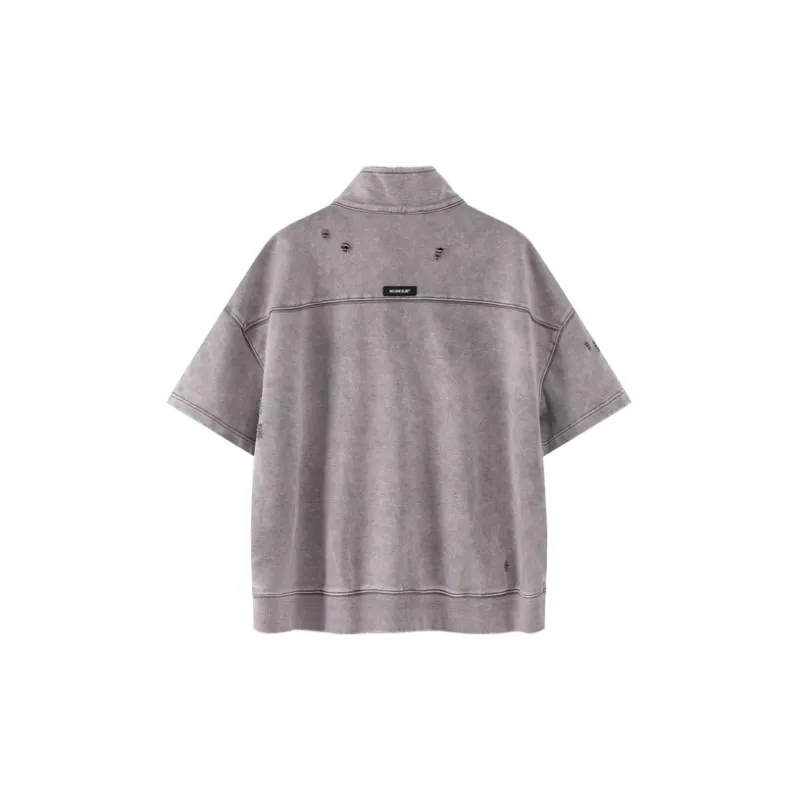 NO ONE ELSE Sweatshirt Unisex Gray Purple-1