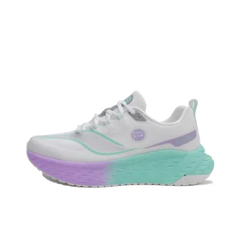 GLO BULL Running Shoes Unisex Low Top White Moon Purple