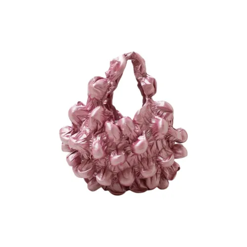 BUNZABURO Polyester Grape Bag Bubbles Handbag Large Size Women's Pink