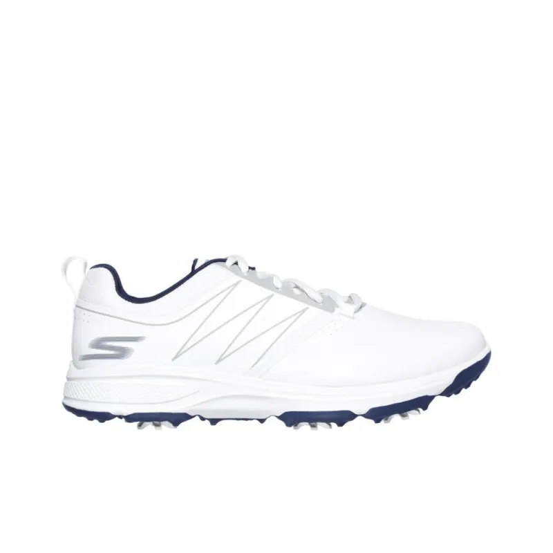 Skechers Go Golf Torque Anti-Slip Wear-Resistant Low-Top Golf Shoes Men's White Blue-1