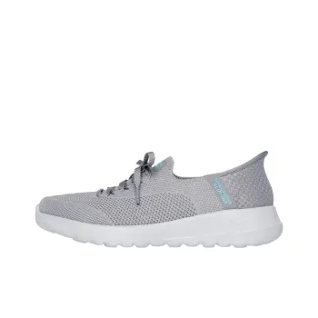 Skechers Slip Ins GO WALK Joy   Abby Anti Slip Wear Resistant Breathable Lightweight Low Top Casual Shoes Women's Gray