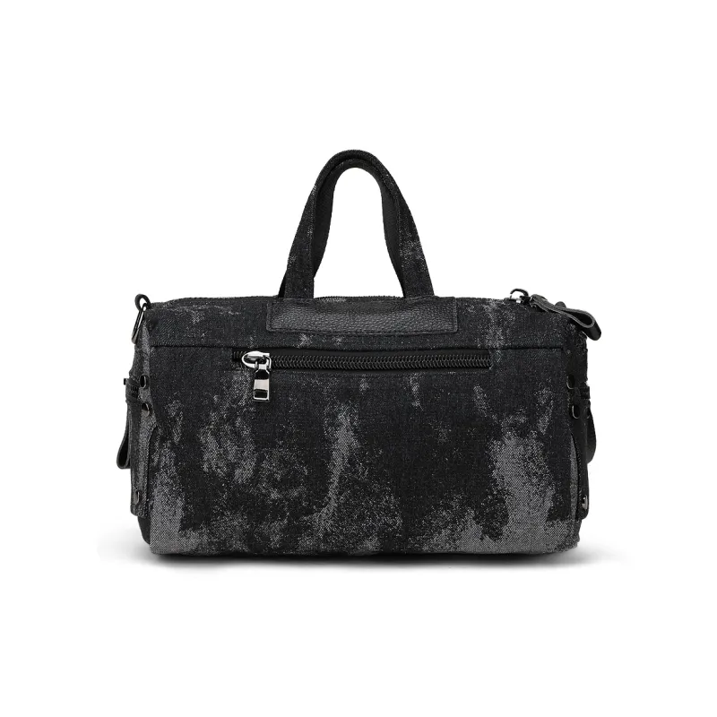 Fillove Denim Crossbody Bags Handbags Regular Unisex Black-3