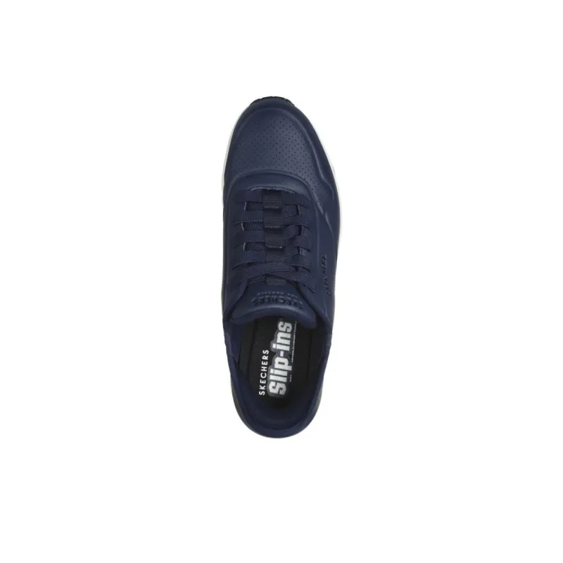 Skechers Slip Ins Anti Slip Wear Resistant Low Top Casual Running Shoes Men's Blue-3