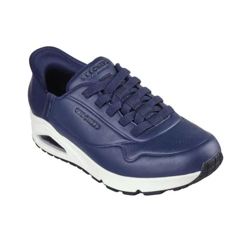 Skechers Slip Ins Anti Slip Wear Resistant Low Top Casual Running Shoes Men's Blue-2
