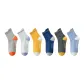 Sky Blue+Dark Gray+Deep Sea Blue+Fallen Leaves Yellow+Polar White+Silent Gray