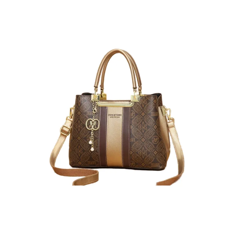 Weymond PU Shoulder Bag Crossbody Bag Handbag Regular Women's Gold/Earth Yellow/Ecru-1