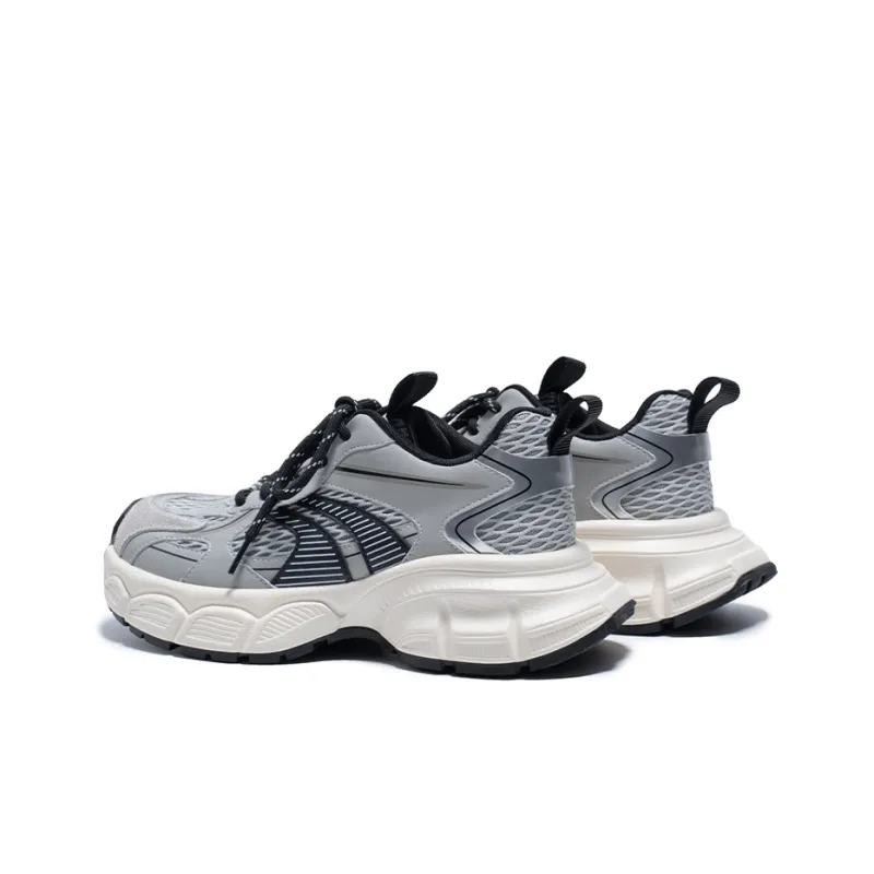 OG Offground Shan Xing Cushioning Anti Slip And Wear Resistant Low Top Casual Running Shoes Women's Mist Gray-3