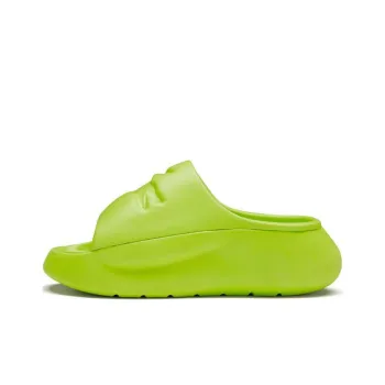 LACOSTE Rubber Sole Abrasion Resistant Slide Slippers Women's Green