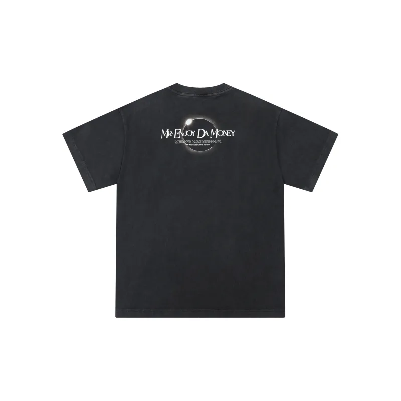 MR.ENJOYDA MONEY T Shirts Unisex Washed Black-1