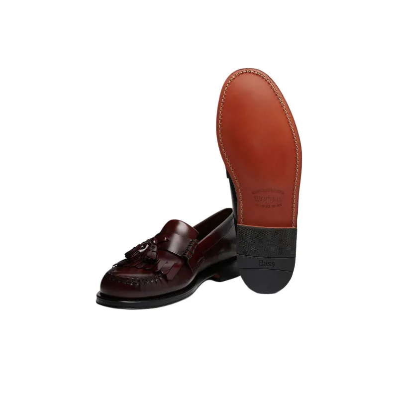 G.H. Bass & Co. Kiltie Loafers Men's Burgundy-5