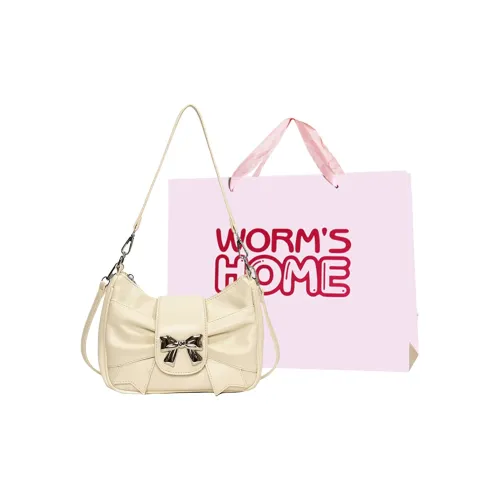 Worm's Home Shoulder Bags