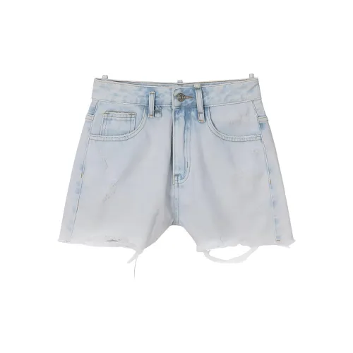 FORNI Denim Shorts Women's Light Cobalt Blue