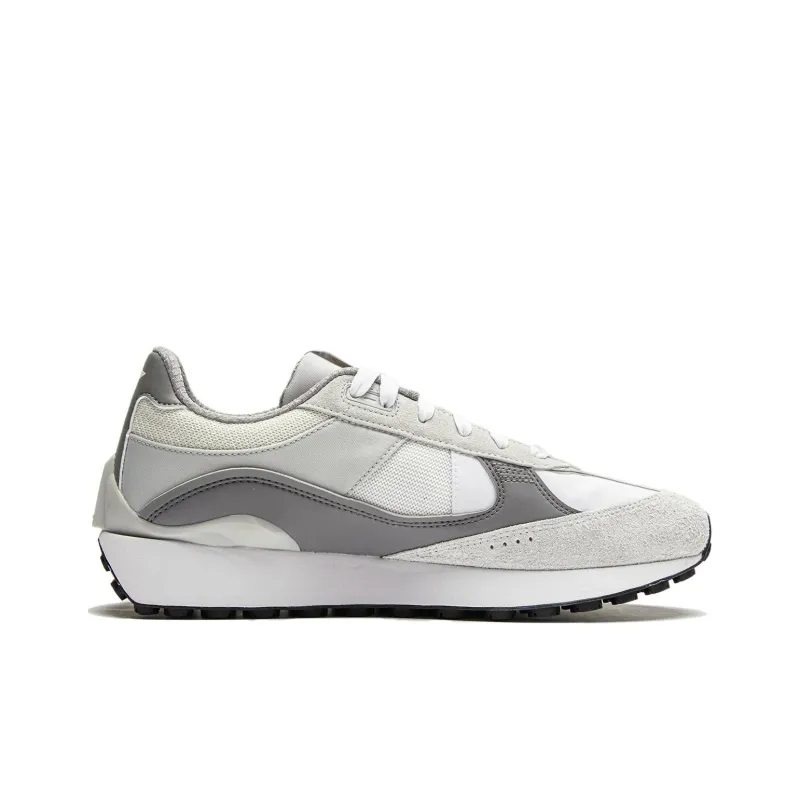LiNing 70s Heritage Cushioned Slip Resistant Low Top Casual Shoes Men's White Gray-1