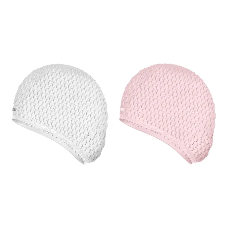 LECAGE Swimming Caps Water Resistant Silicone Swimming Cap Large Size With Ear Protection And No Headband Unisex-5