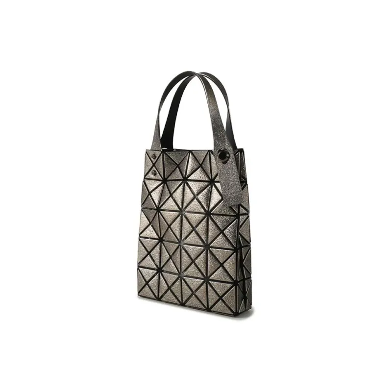 ISSEY MIYAKE PLATINUM COFFRET Polyurethane Handbag Women's Bronze-1