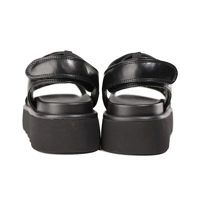 XIAOFAMIAO Versatile Casual Platform Open Toe Hook-and-Loop Strap Sandals Women's-4