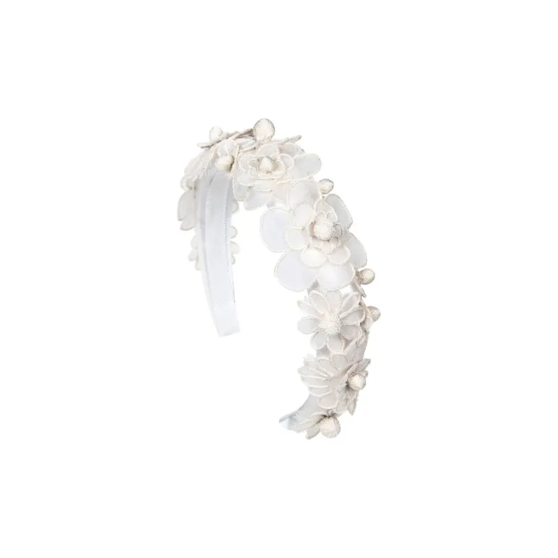 Jennifer Behr Susanna Floral-appliquéd Headband-0