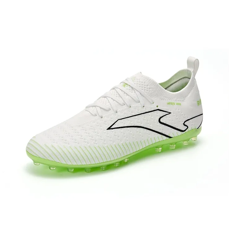 Joma MG Rubber Short Studs Artificial Ground Soccer Shoes Men's White Green-3