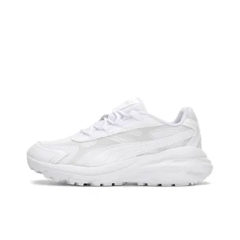 PUMA Hypnotic LS Abrupt Anti Slip And Wear Resistant Breathable Low Top Casual Shoes Unisex White Beige