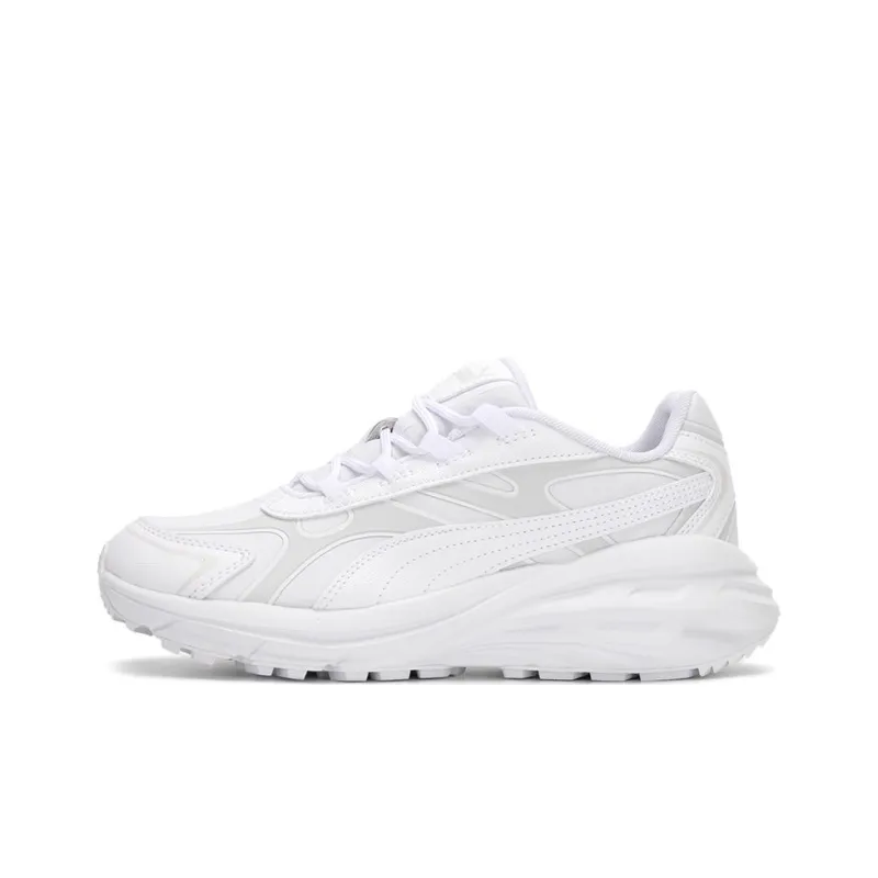 PUMA Hypnotic LS Abrupt Anti-Slip And Wear-Resistant Breathable Low-Top Casual Shoes Unisex White Beige-0