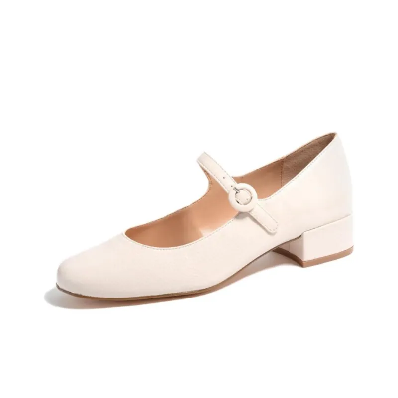 STEVE MADDEN Chunky Heel Mary Jane Shoes 3cm Women's-7