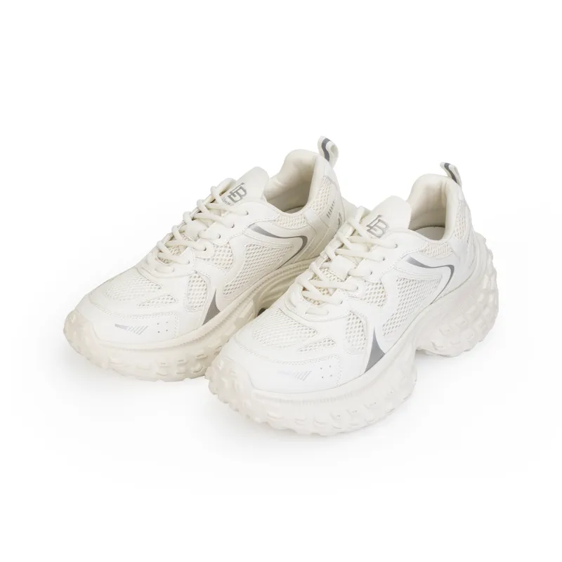Lilbetter Chunky Sneakers Unisex Low Top White-3