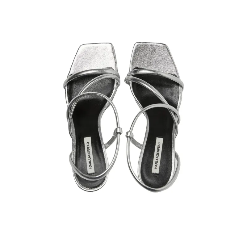 Karl Lagerfeld Rialto 80mm Leather Sandals Women's-3