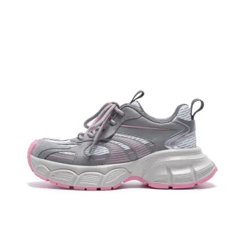 OG Offground Shan Xing Cushioned Wear-Resistant Breathable Low-Top Casual Running Shoes Women's Lava Pink
